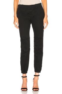 Nili Lotan Utility Black French Military Pants Size 2